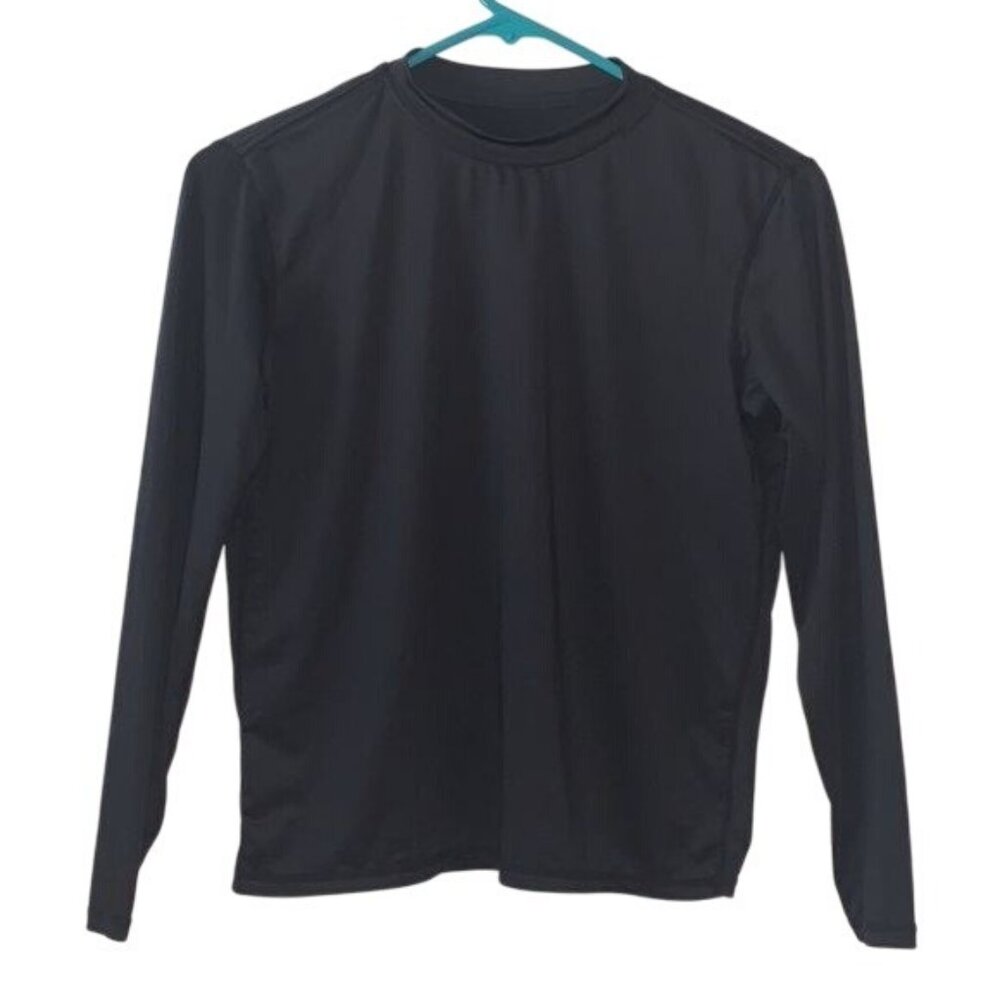 Ingear Boys Long Sleeve Rash Guard Top UPF 50+ Medium 8 Polyester/Spandex Black